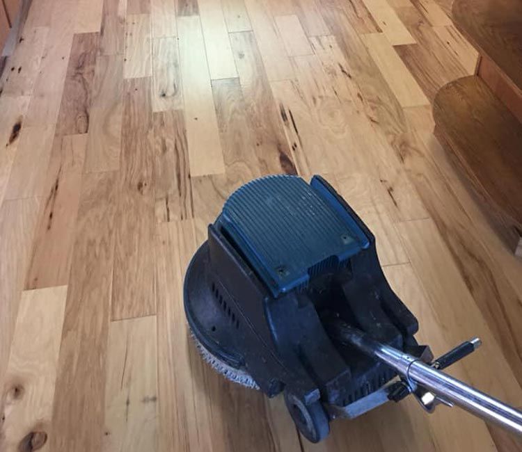 Wood floor cleaning results