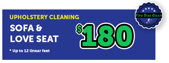 Upholstery cleaning coupon for $180